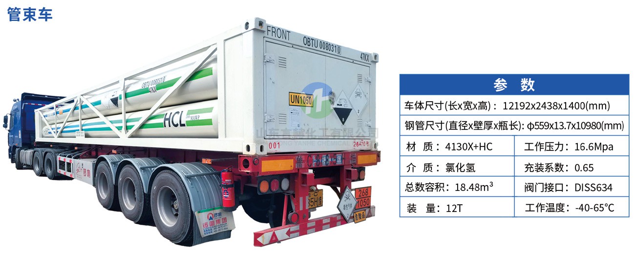 氯化氫管束車(chē)